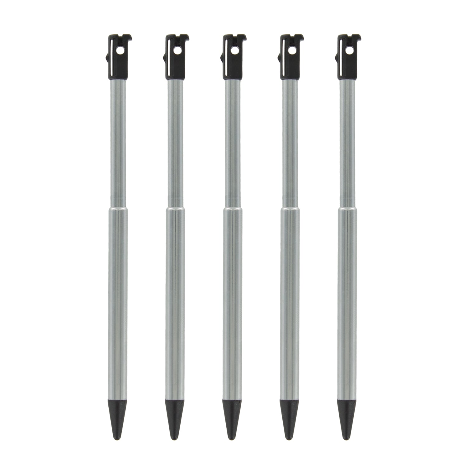 Metal Extendable Stylus For 2012 Nintendo 3DS - 5 Pack Black | ZedLabz - 2